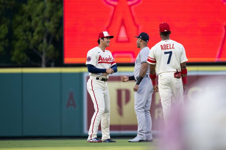 ヤンキースの選手にあいさつに行ったら…（2枚目／全5枚）©Nanae Suzuki