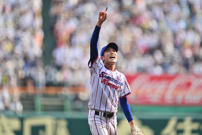 【決勝・仙台育英戦】チームの中心・仲井慎　©Hideki Sugiyama
