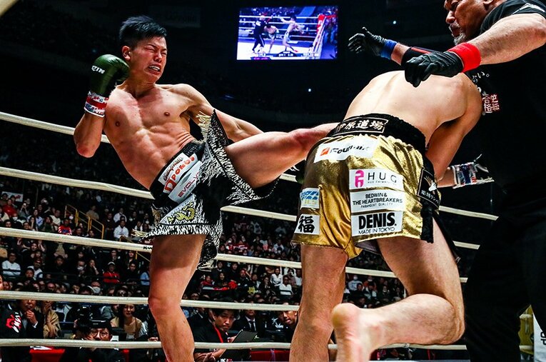 圧倒的な勝利で2019年を締め括った那須川天心。2020年は「オリンピックより面白いことがしたい」。 ／ photograph by (c)RIZIN FF Susumu Nagao