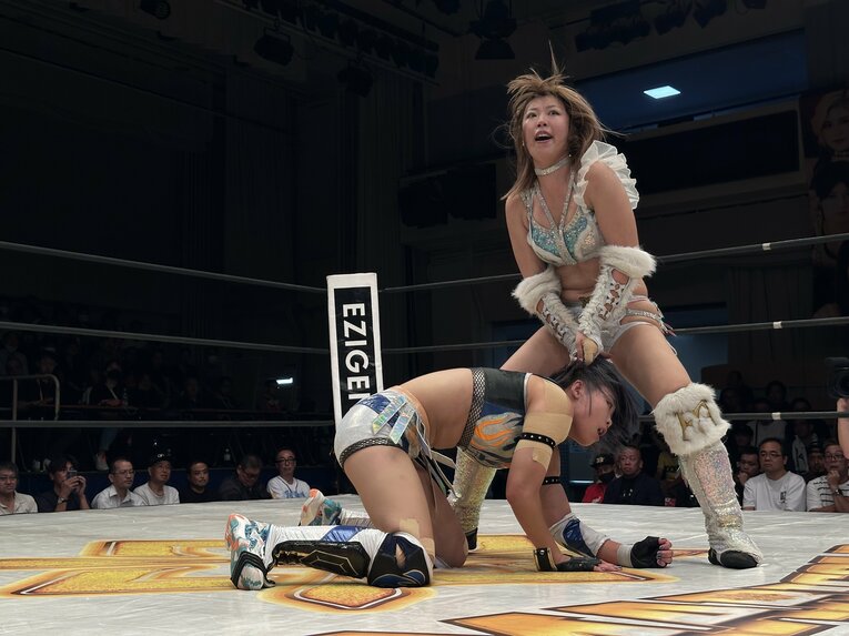 マリーゴールドの女子プロレスラー・桜井麻衣　©Norihiro Hashimoto