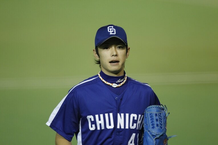 中日で活躍した浅尾拓也（愛知県立常滑北高）。2年時に投手転向　©BUNGEISHUNJU