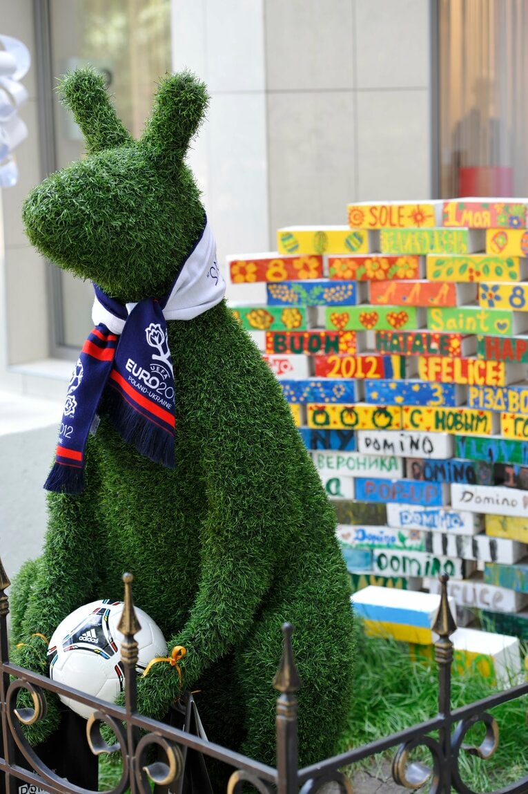 EURO2012でのウクライナの街の様子　©Takuya Sugiyama