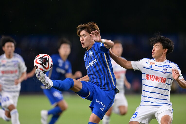 藤本一輝（2024年9月8日ルヴァンカップ準陣決勝・新潟戦）©FCMZ