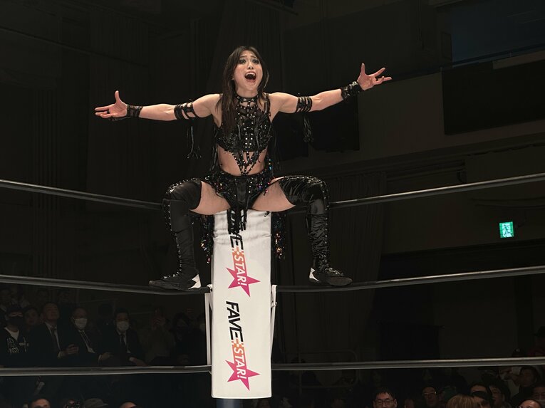 ヒールとして新たな魅力を表現し続けている上谷　©Norihiro Hashimoto