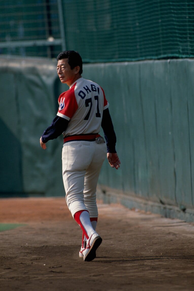 仰木監督　©Number