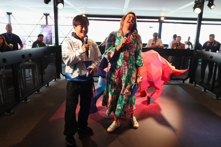 サーキットでのイベントでも人気　©Getty Images / Red Bull Content Pool