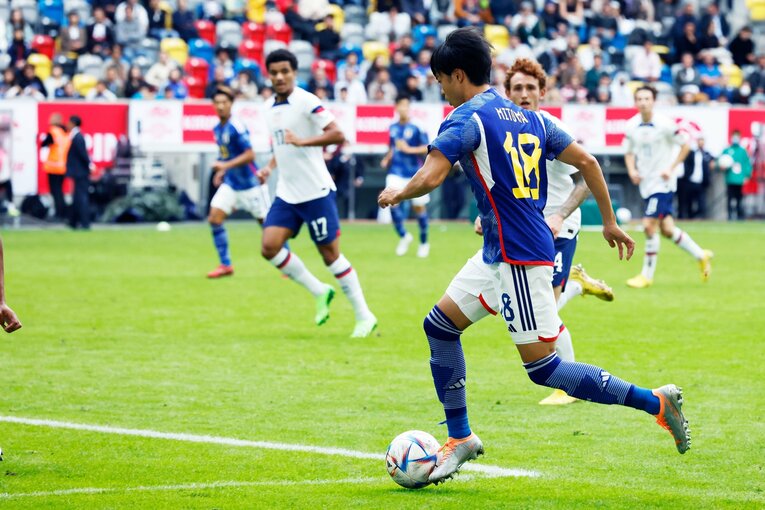 「鎌田大地、三笘薫の得点や久保建英の守備は…」「ドイツ、スペイン相手だとどうなるか」欧州在住カメラマン視点で見るアメリカ戦(55)