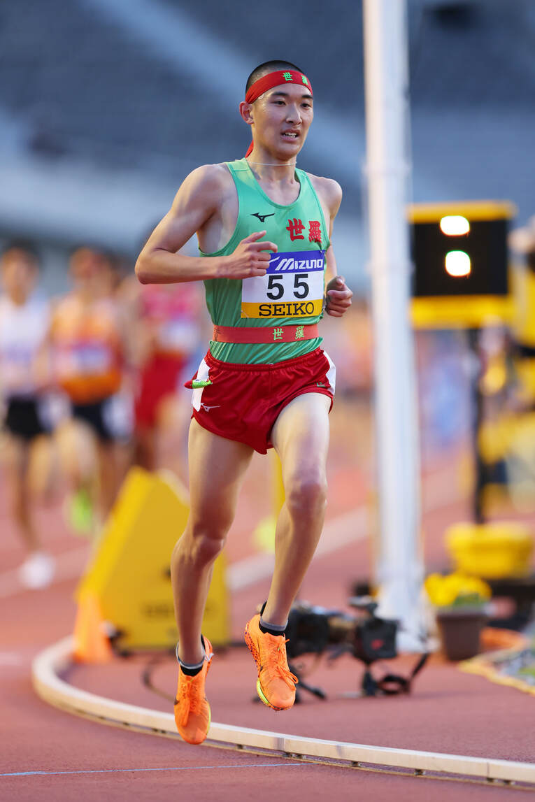 ダイナミックな走りが魅力の土間董哉　©AFLO