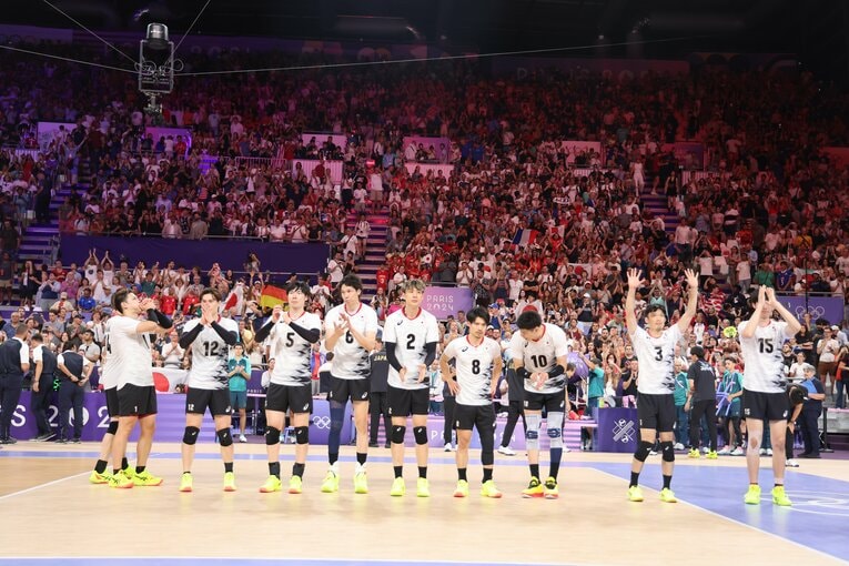 パリ五輪予選ラウンドvsアメリカ　©︎Tetsuya Higashikawa/JMPA