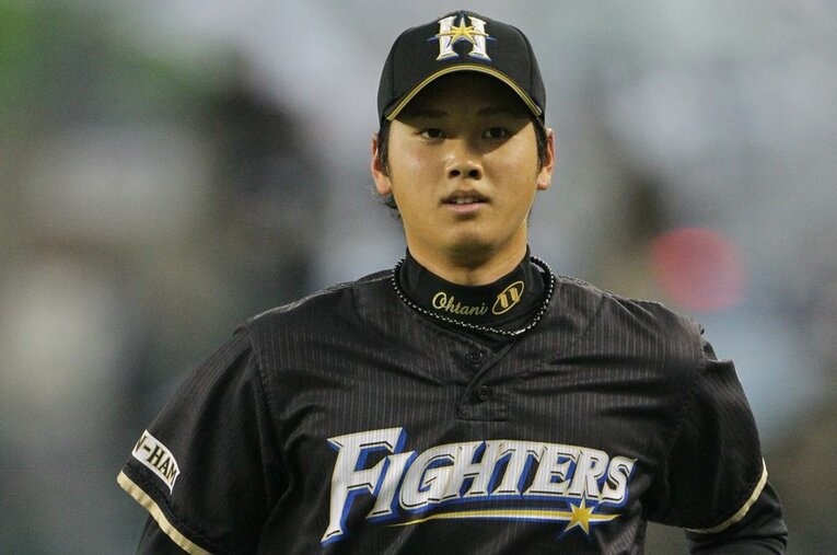 2013年、プロ野球でのデビュー戦を迎える直前の大谷翔平　©Shigeki Yamamoto