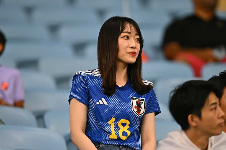 クロアチア戦の日本サポーター　©Takuya Kaneko/JMPA