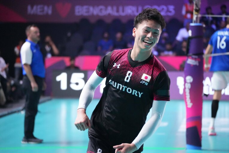 藤中颯志（世界クラブ選手権）©︎SUNTORY SUNBIRDS©︎SUNTORY SUNBIRDS