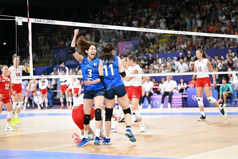 古賀紗理那（パリ五輪 ポーランド戦）©︎Kaoru Watanabe/JMPA