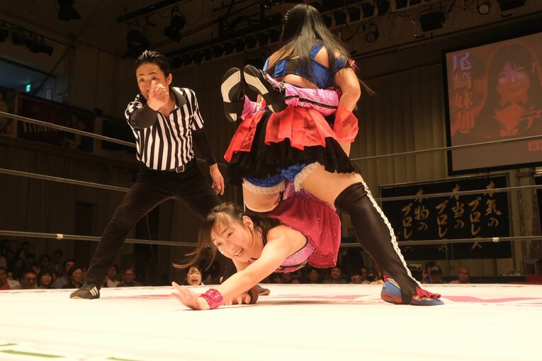 ディアナの“小学生レスラー”NENE　©Norihiro Hashimoto