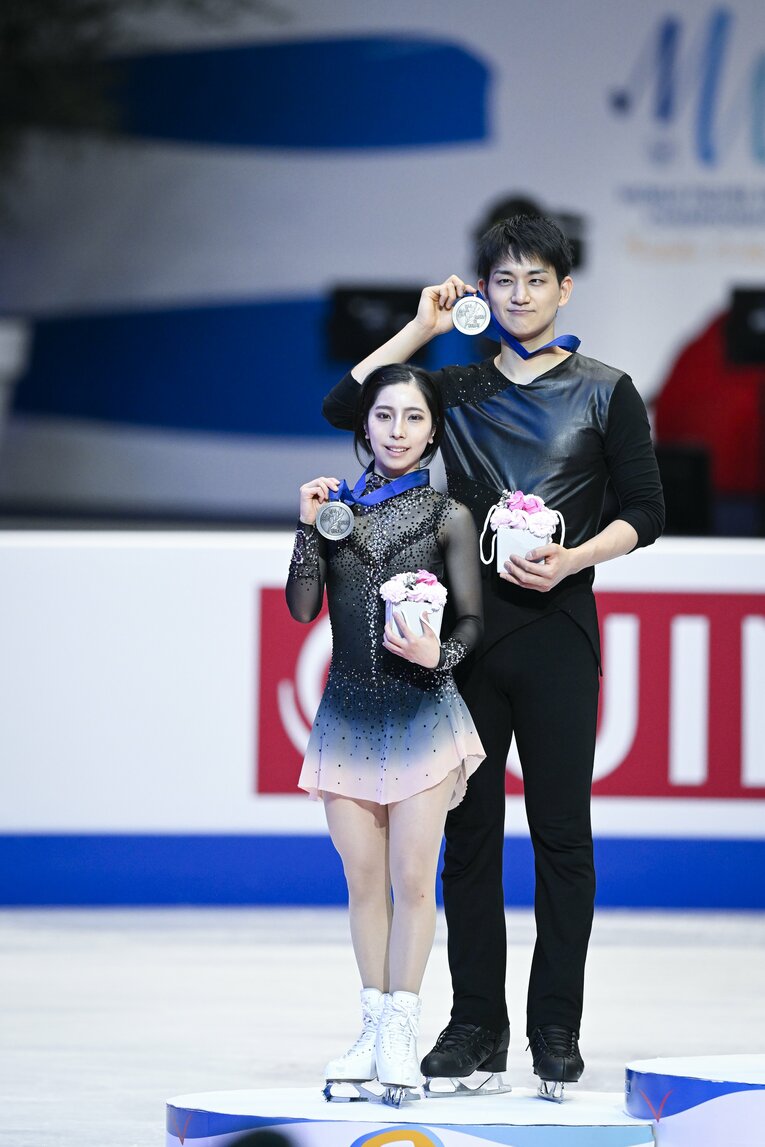 2022年3月の世界選手権では銀メダルを獲得　©Asami Enomoto