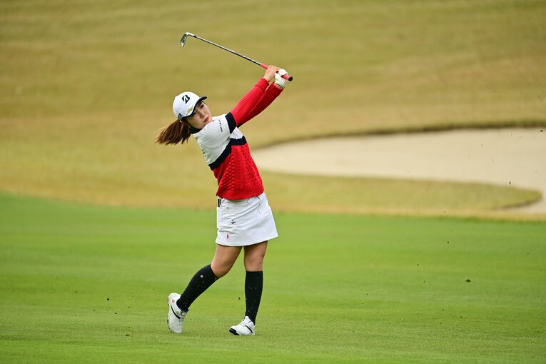 ルーキーながら安定感あるショットが評価される古江　©︎Getty Images