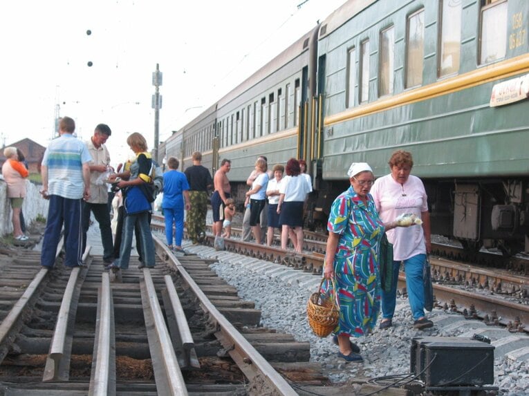 スタールイ・オスコルの住民はウクライナにルーツを持つ者も少なくない　©Koji Fuse