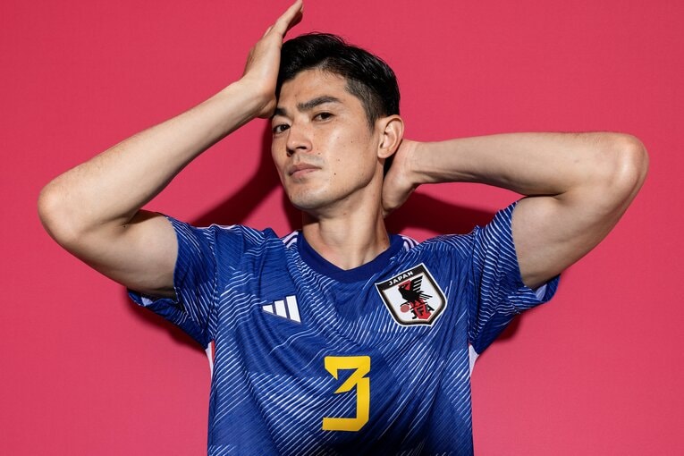 カタールW杯前にFIFAオフィシャルが撮影した谷口彰悟のポートレート　©Getty Images