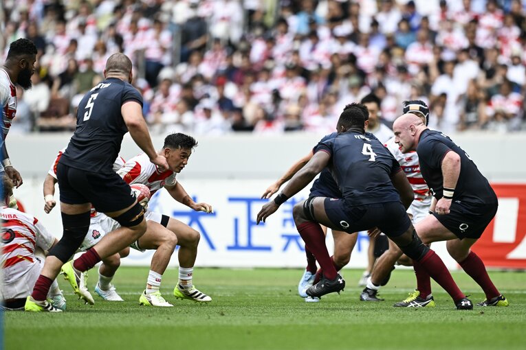 第二次エディー・ジョーンズHC体制の初陣となったイングランド戦　©Asami Enomoto