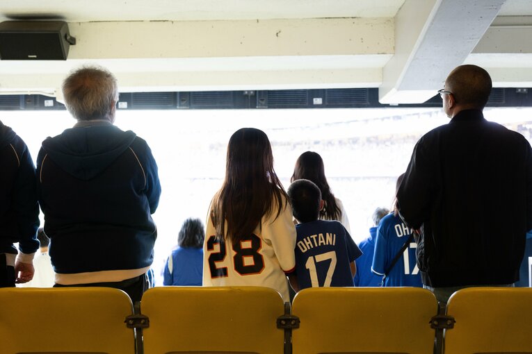 ドジャー・スタジアムの様子 ©Nanae Suzuki