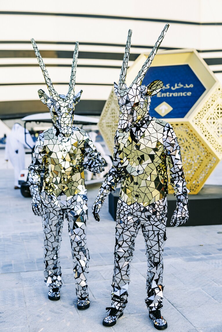 スタジアム周辺の様子　©Kiichi Matsumoto/JMPA