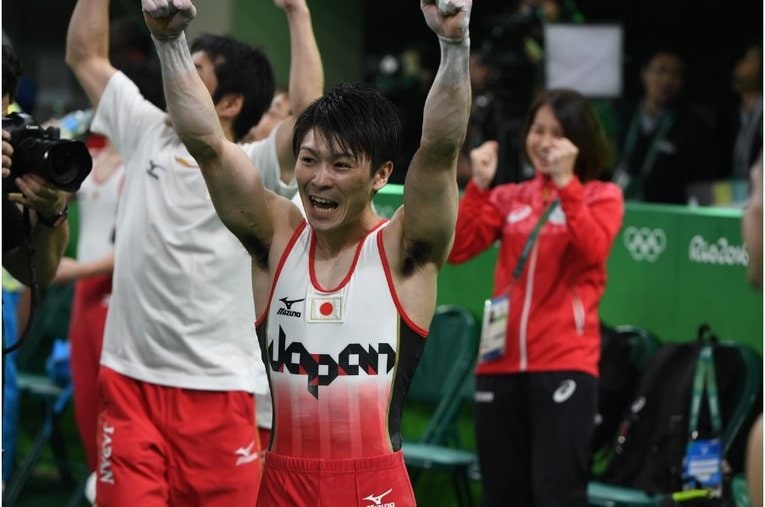 リオ五輪の内村航平 ／ photograph by Asami Enomoto/JMPA