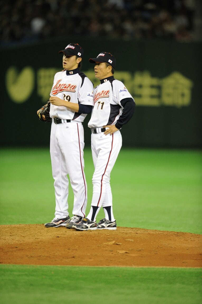 山口鉄也、山田久志コーチ　©︎Naoya Sanuki