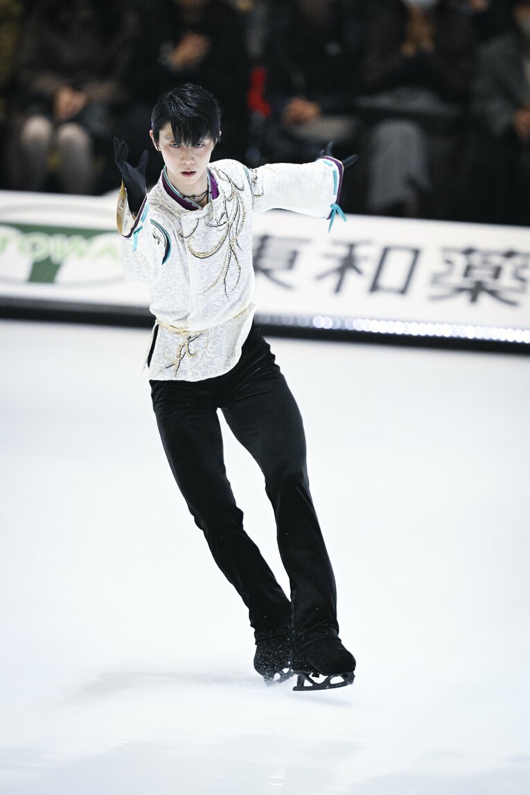 こちらも“伝説”のプログラム、平昌五輪で2連覇達成時のフリー『SEMEI』　©Asami Enomoto