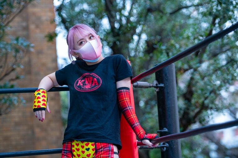 慶應プロレス研究会“唯一の女子学生レスラー”無村架純が“男子相手”に闘う理由「木村花さんみたいに」《特別フォトインタビュー》(82)