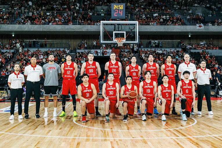 強豪ぞろいの予選ブロックに入った日本代表。3Pと速攻を軸に戦う　©Kiichi Matsumoto