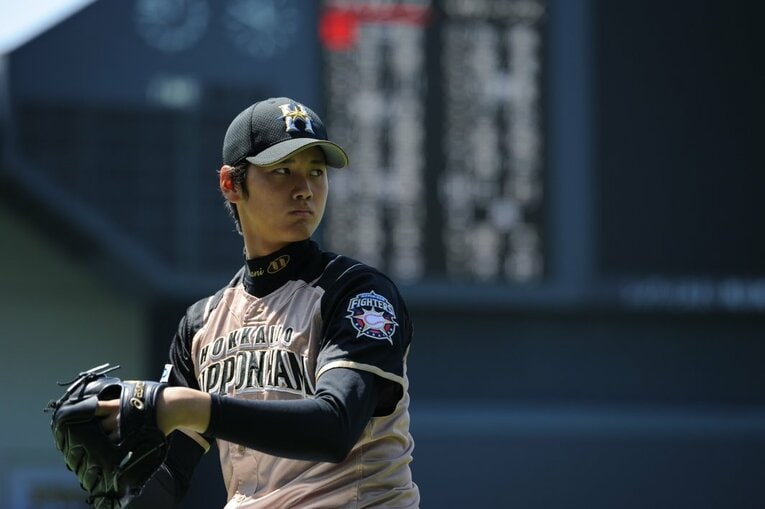 2013年の大谷　©Hideki Sugiyama