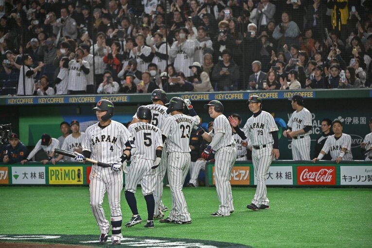 チェコ戦8回、満塁ホームラン【完全版】　©Nanae Suzuki