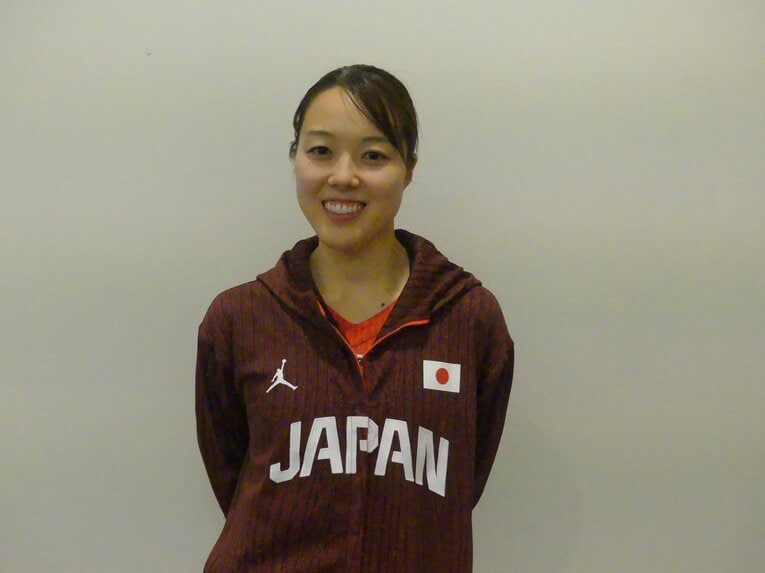 バスケットボール女子日本代表・山本麻衣（筆者撮影）