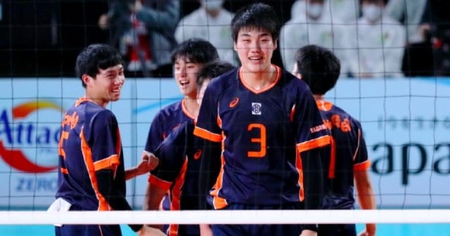「おっきいだけって言われたくない」身長210cm牧大晃(高松工芸・3年)を変えた、高橋藍ら先輩たちの優しい言葉《春高バレー》