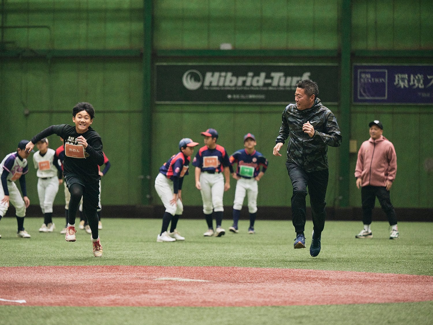 ダッシュから一緒になって走ってくれた上原さん