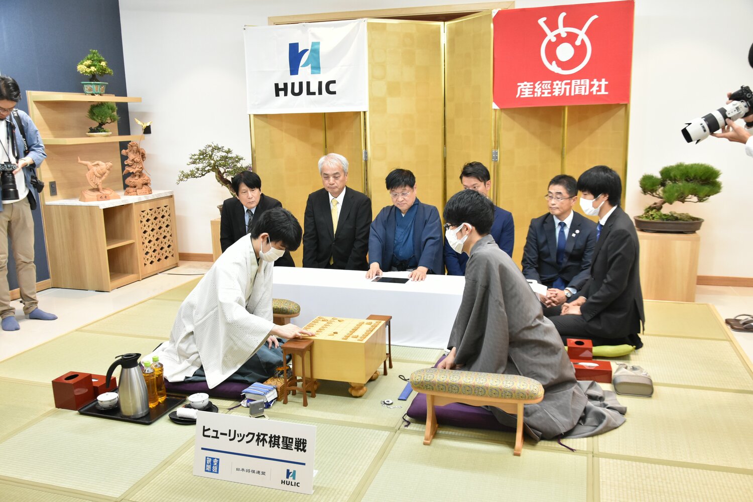 棋聖戦第1局がベトナム・ダナンで開催されている　©日本将棋連盟