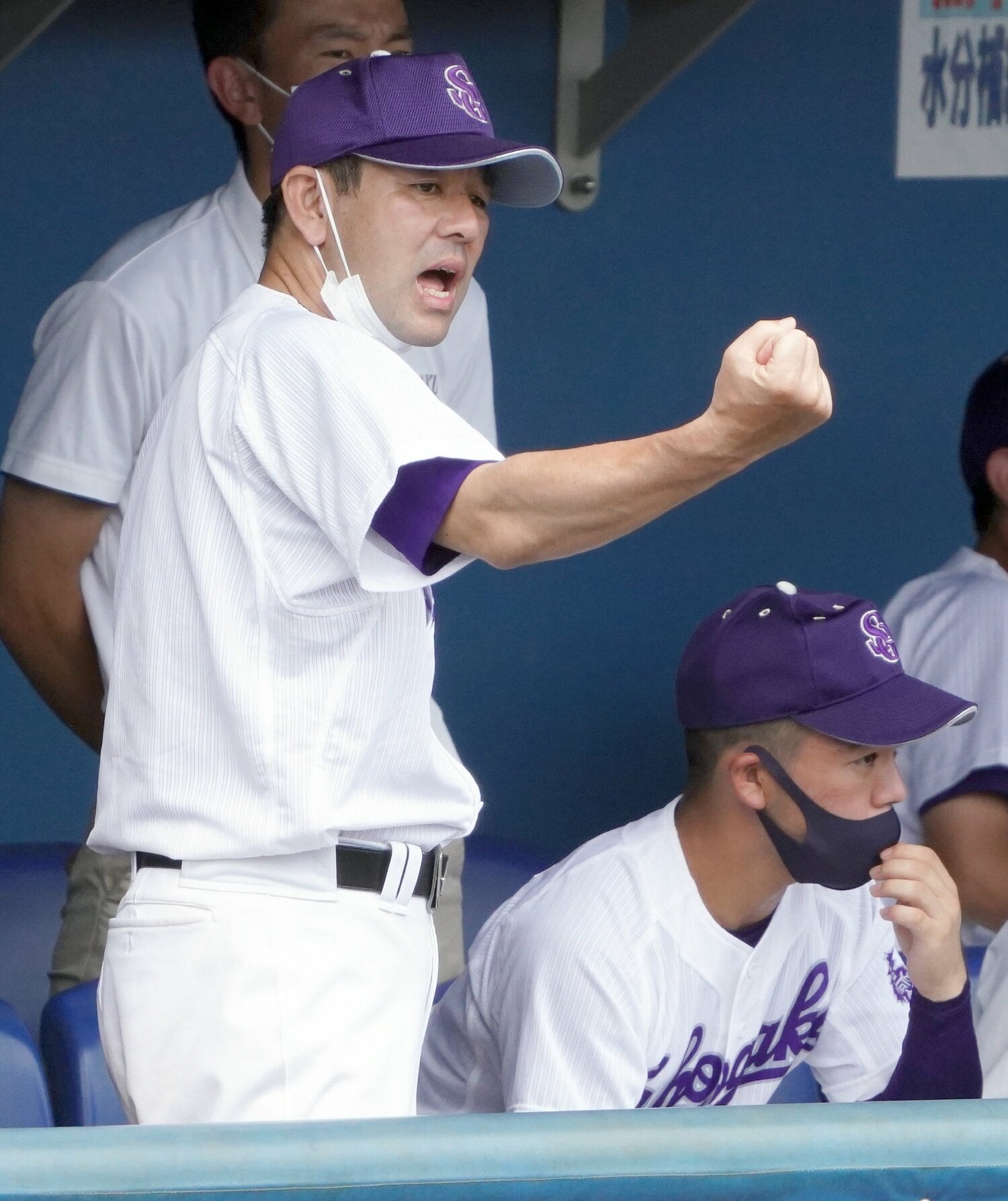 昭和第一学園高・田中善則監督。シダックス時代の野村監督に指名され、後任を務めた　©Sankei Shimbun