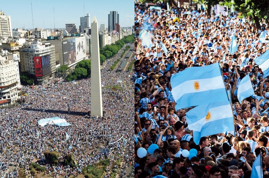 ［歓喜の地元より］ブエノスアイレスは歌い続けた＜Number Web＞ photograph by Getty Images