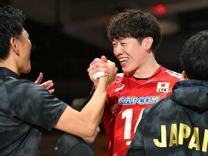 ロス五輪の出場を決めたバレーボール男子日本代表のキャプテン石川祐希（30歳）。久しぶりに見た、会心の笑顔だった