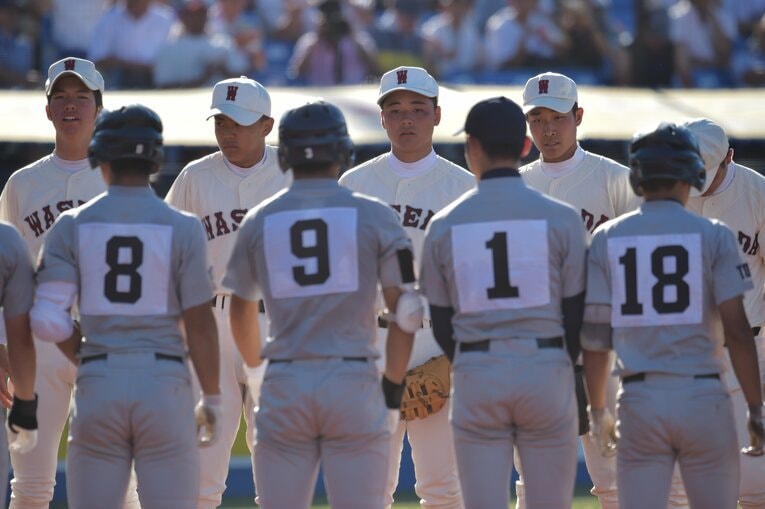 早実高１年生の清宮　©︎Hideki Sugiyama　