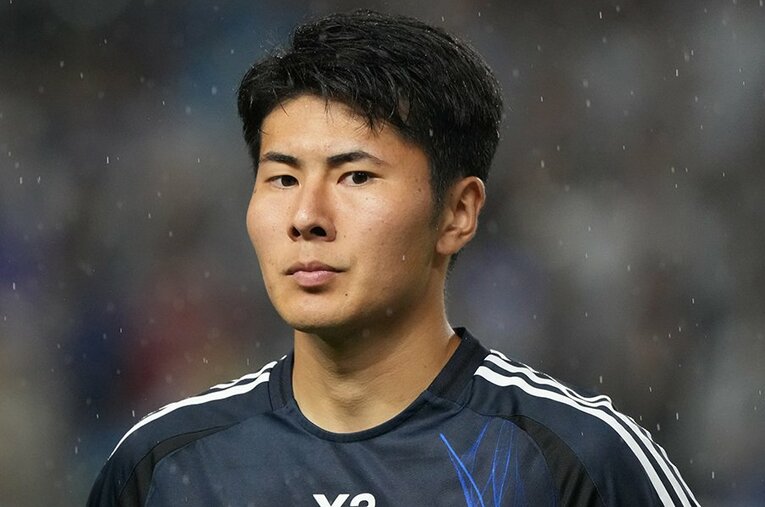 パラグアイ戦、ブラジル戦とDFで存在感を発揮した鈴木淳之介。トルシエはW杯メンバー入りもあるとみている ／ photograph by Etsuo Hara/Getty Images