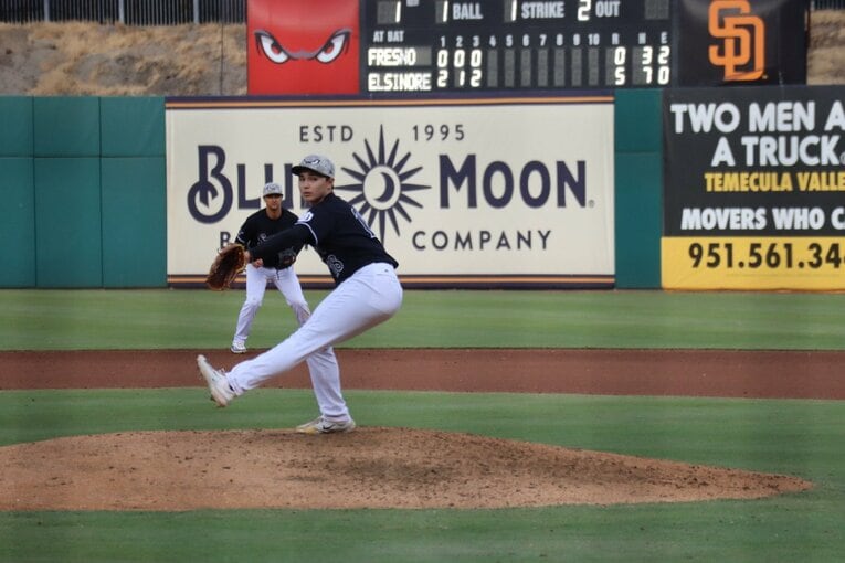 パドレス傘下のマイナーで実戦経験を積んでいる21歳のバルザー・ブライアン　©Yuki Yamada