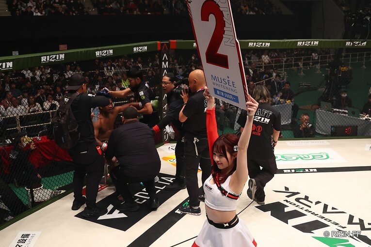 ブアカーオ・バンチャメークvs.木村“フィリップ”ミノル　©RIZIN FF