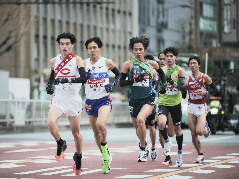 1区で積極的なレースを見せた藤田大智は区間新記録の区間2位　©Yuki Suenaga