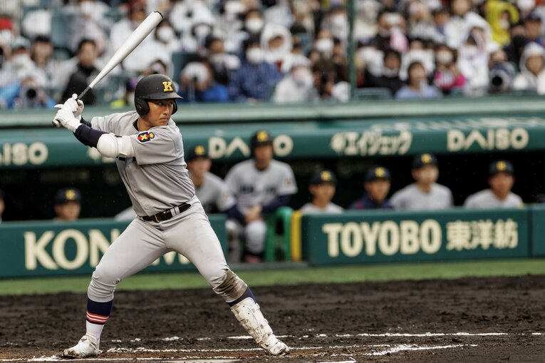 話題を呼んだ清原勝児（慶應／「5番サード」）　©Kichi Matsumoto