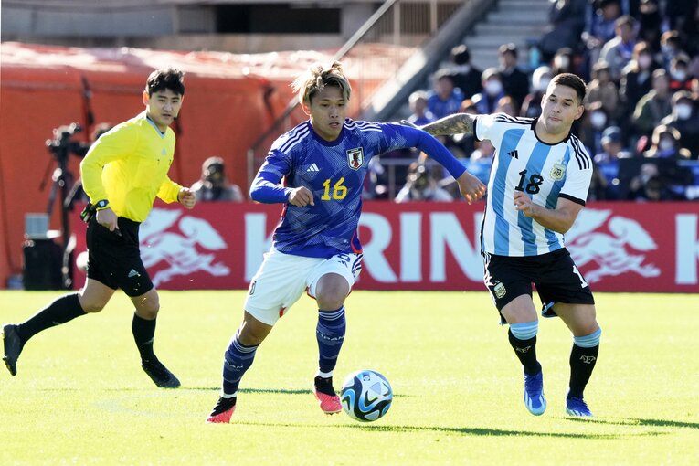 世代別代表では常連だった松木だが、A代表への招集はまだない　©Getty Images