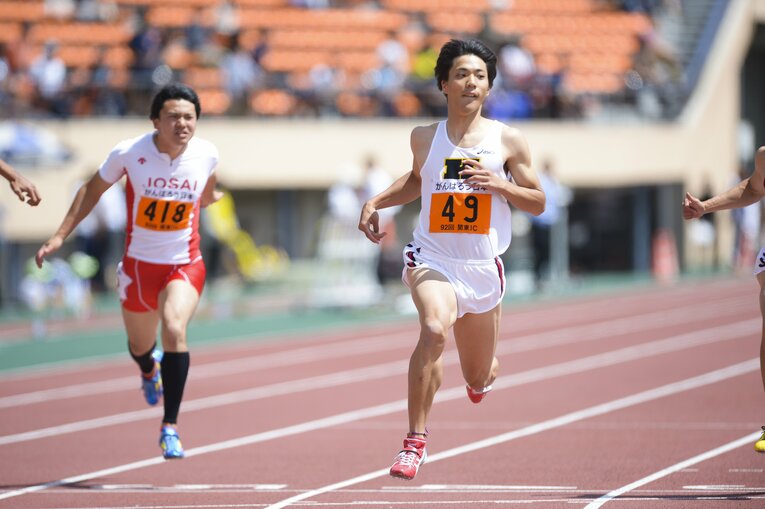 2013年の山縣©Sports Graphic Number