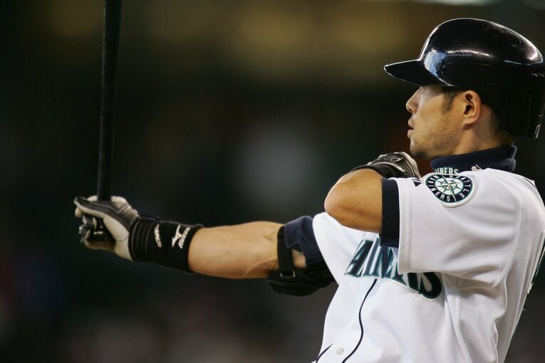イチローの打席前のルーティンと言えば……©Koji Asakura