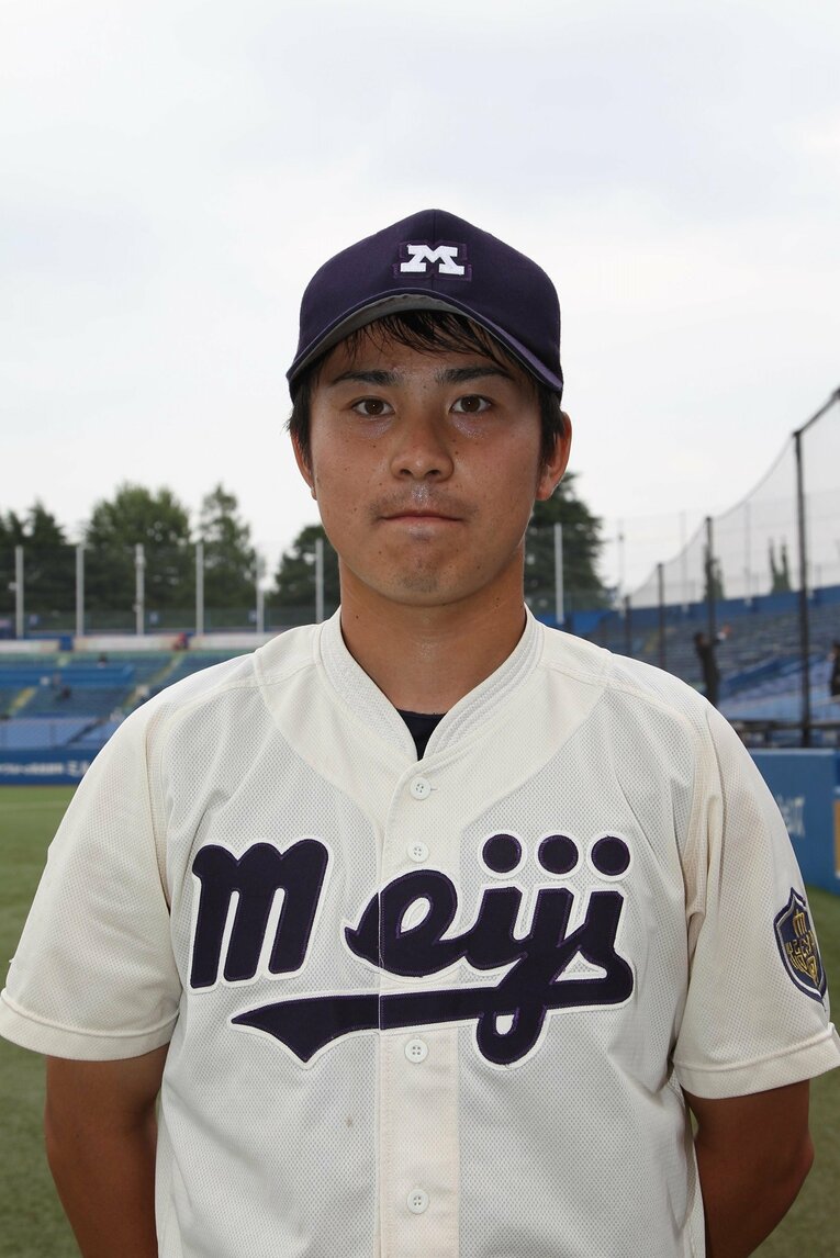 明大時代の佐野恵太　©Sankei Shimbun