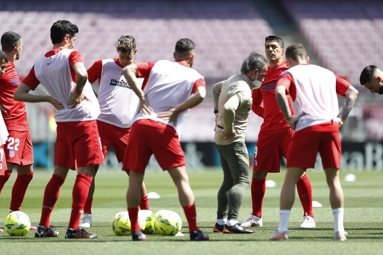 スアレスらアトレティコの面々©Daisuke Nakashima